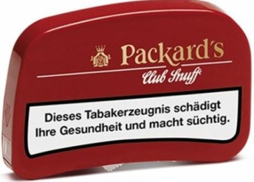 Packard's Club Snuff 6,5 g Schnupftabak